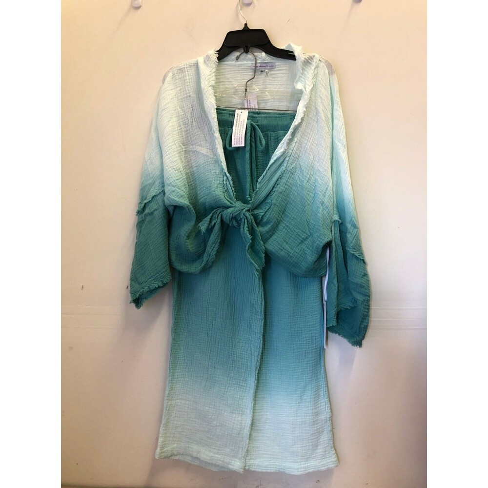 Young Fabulous & Broke Francesca Top & Cropped Pant Ocean Bay Ombre 2 Pc Set